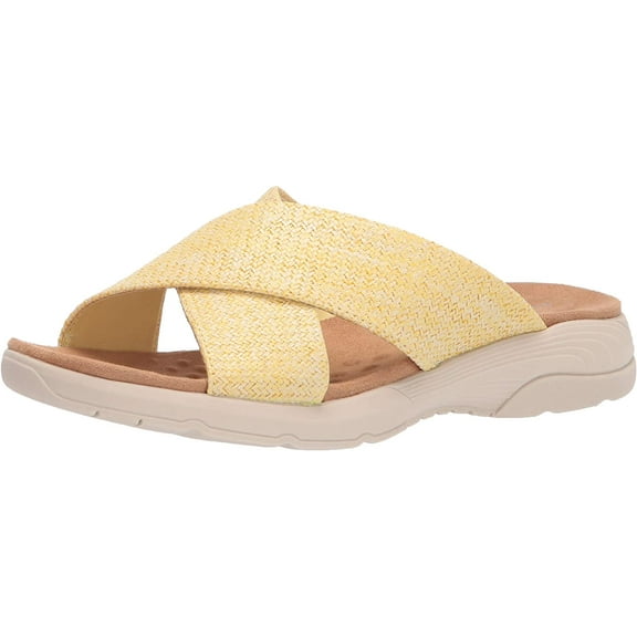 Easy Spirit Womens Taite3 Slide Sandal 6 Yellow 700