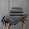 thumbnail image 4 of Swift Home 100% Cotton Bath Towel, Luxuriously Soft, Highly Absorbent, Quick Dry, 1 PC, Grey, 4 of 4