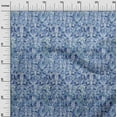 thumbnail image 3 of oneOone Georgette Viscose Medium Blue Fabric Batik Fabric For Sewing Printed Craft Fabric By The Yard 42 Inch Wide-BL, 3 of 6
