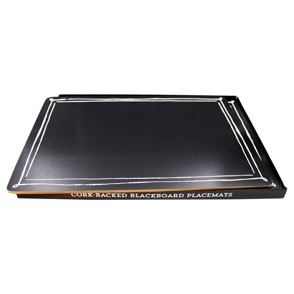 Now Designs Cork Backed Blackboard Placemats 4 Piece(s) Walmart