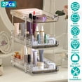 thumbnail image 4 of 2 Packs 3 Tier Clear Bathroom Organizer, 4 of 8