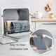 thumbnail image 4 of 3pcs Grey Silicone Kitchen Mat For Worktop, Table Protector Heat ,hot Dishes,pots And Pans - Waterproof Trivet Mat, Non-slip Table Mats And Coasters, 4 of 5