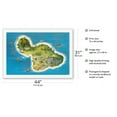 thumbnail image 2 of The Island of Maui Hawaii - Vintage Pictorial Map by Ray Lanterman c.1962 - Fine Art Rolled Canvas Print 27in x 40in, 2 of 4