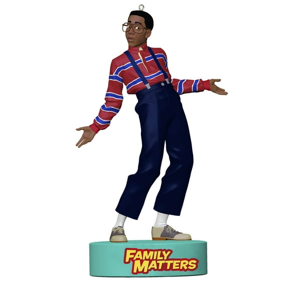 Hallmark Keepsake Christmas Ornament Family Matters Steve Urkel Ornament With Sound