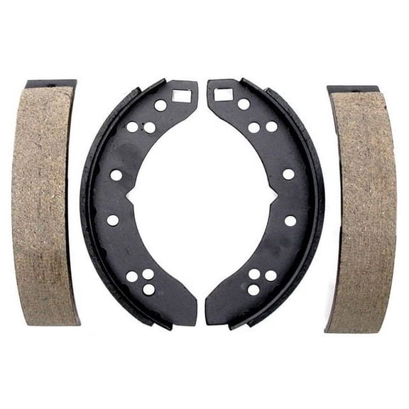 Rear Brake Shoe Set - Compatible with 1975 - 2002 Ford E-250 Econoline 1976 1977 1978 1979 1980 1981 1982 1983 1984 1985 1986 1987 1988 1989 1990 1991 1992 1993 1994 1995 1996 1997 1998 1999 2000