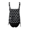 thumbnail image 5 of Women's Plus Size Polka Dot High Waist Tankini Set - S-5XL, 5 of 5