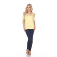 thumbnail image 2 of White Mark Women's Cold Shoulder Bexley Tunic Top, 2 of 5