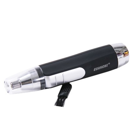 HDE Mens Nose Ear Hair Trimmer Personal Grooming Shaver Battery Operated