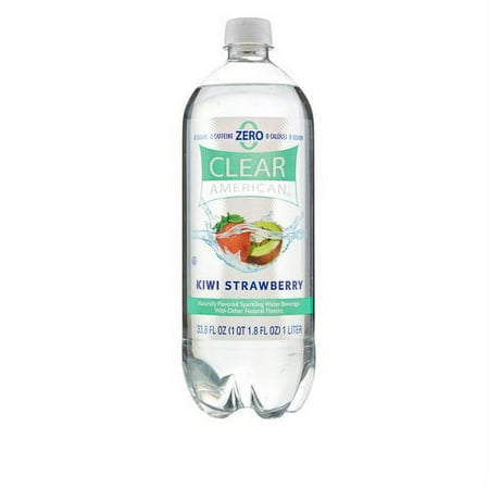 Clear American Kiwi Strawberry Sparkling Water, 33.8 Fl. Oz.