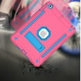 thumbnail image 3 of Spot goodsAllytech iPad Air 1st Generation Case Shockproof, Lightweight Silicone Shock Absorbing Kickstand Anti-Slip Kids Friendly Drop Protection Case Cover for Apple iPad Air 9.7 Tablet, Rose+Blue, 3 of 10