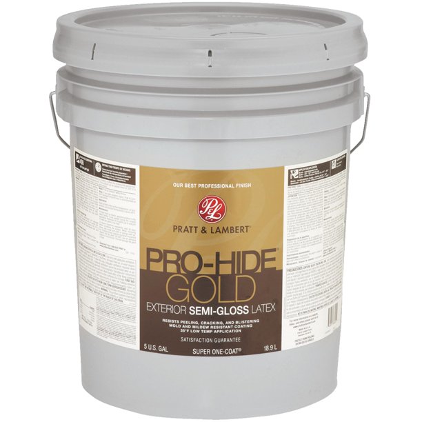 Pratt & Lambert ProHide Gold Z8600 0000Z869120 Exterior Paint, Semi