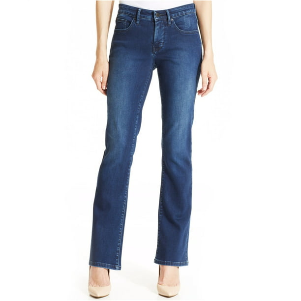Calvin Klein - Calvin Klein Womens Curvy-Fit Boot Cut Jeans - Walmart ...