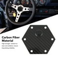 thumbnail image 4 of Steering Wheel Center Cap,Carbon Fiber Stylish Steering Wheel Horn Cover Cap Replacement High Strength Durability 6 Hole Design for VERTEX Steering Wheels, 4 of 7
