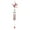 Pink, variant on YAOMOBB Glass Wind Chime Luminous Dragonfly Wind Chime Waterproof Outdoor Garden Decoration with Melodious Tunes