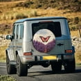 thumbnail image 4 of Daiia Butterfly Over Lavender Tire Covers , Travel Trailer Camper Truck SUV Motorhome Waterproof Wheel Cover, Sun Rain Snow Protector-17 inch, 4 of 8