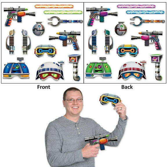 144 Pack Beistle Space Party Photo Fun Signs