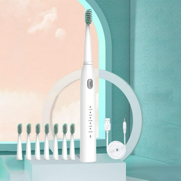 Toothbrush Toothbrush With 8 Brush Heads 5 Cleaning Modes Toothbrush IPX7 Newly Upgraded Toothbrush Longer Life Faster