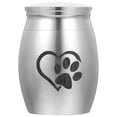 thumbnail image 1 of MasteelfCA Stainless Steel Cat Urn Pet Bone Ash Container Dog Ashes Storage Casket, 1 of 8