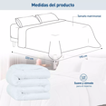 thumbnail image 5 of Edredón Matrimonial 223*195cm Cobertor Esquimal Acolchonado BLANCO, 5 of 5