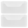 thumbnail image 1 of 2pcs Wall Mounted Pantry Door Organizers Adhesive Floating Containers, 1 of 9