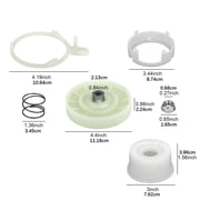 Replacement Washer Pulley Clutch Kit for Whirlpool Washing Machine DIY Installation, Drive Pulley and Cam Replacement