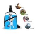 thumbnail image 5 of Lsque Bluey Pattern Chest Package – Foldable Waterproof Chest Bag with Adjustable Shoulder Strap, Double Zipper Compartments & D-Buckle Design, 5 of 7