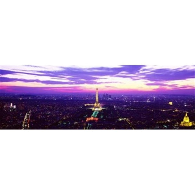 France Paris Eiffel Tower Poster Print by - 36 x 12