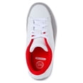 thumbnail image 2 of Wonder Nation Boys Low Top Court Sneakers, Closed Toe White, Size 1, 2 of 3