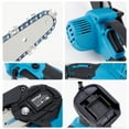 thumbnail image 6 of Hormy Mini Chainsaw Cordless 6 Inch with 2 Battery, Mini Power Chain Saw with Security Switch Handheld Small Chainsaw for Tree Trimming Wood Cutting, 6 of 12