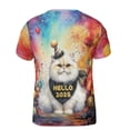 thumbnail image 2 of Hello 2025 Persian Celebrates Happy New Year Firework Balloon All Over Print 3D Shirt Unisex Merch Cat Lover Kitten Owner Gifts - 02024, 2 of 6