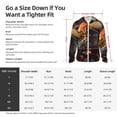 thumbnail image 5 of Lsque Classic Floral Blue Skate Shoes UPF 50+ Lightweight Sun Protection Men's Women's Long Sleeve Shirt, Hoodie Performance -Medium, 5 of 9