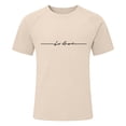 thumbnail image 5 of T Shirts for Men Cotton Short/long Sleeve Big & Tall T Shirts Loungewear Regular Fit Solid Color Crew Neck Summer Outdoor Basic Tops, 5 of 5