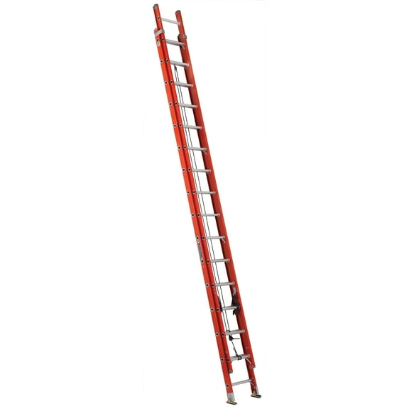 Louisville Ladder 32-Foot Fiberglass Extension Ladder, 300-Pound Load Capacity, Type IA, FE3232