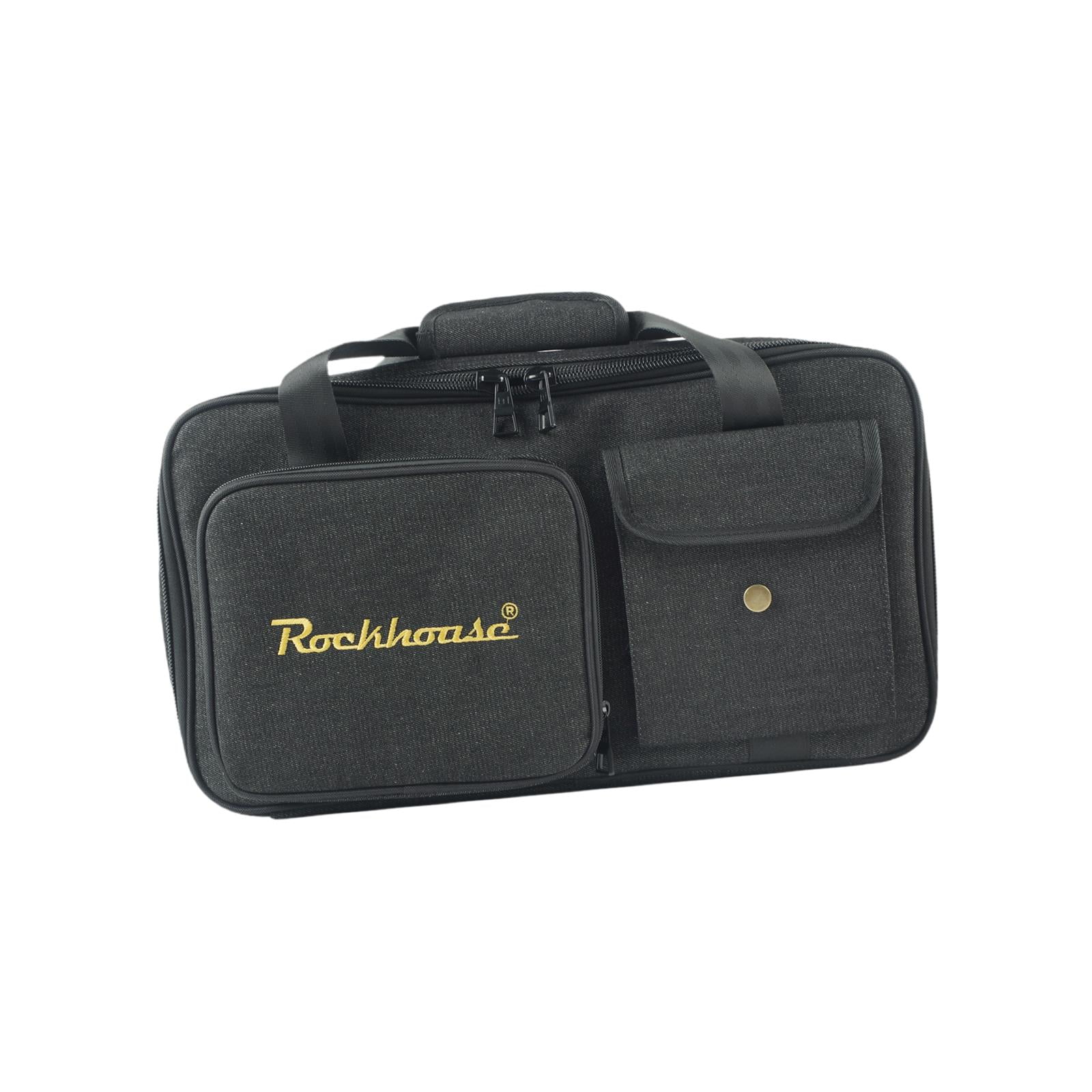LeeQinersw Guitar Effects Pedal Board Bag Multieffects Carrier for Daily Transport Show L Black L