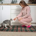 thumbnail image 3 of Green and Red Christmas Plaid Pattern Kitchen Rugs Sets Of 2,Anti Fatigue Kitchen Mat Rugs Non Slip Washable,Decorative Kitchen Floor Mats for Kitchen,Sink,Laundry,17"x30"+17"x47", 3 of 7