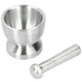 thumbnail image 3 of Garlic Chopper,Mortar Pestle Set Stainless Mortar Pestle Garlic Press Built to Last, 3 of 8