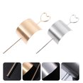 thumbnail image 4 of EeaseCA 2 Pcs Manchette de Chignon à la Mode Support Décoratif Accessoires pour Cheveux, 4 of 7