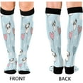 thumbnail image 2 of FREEAMG 1 Pairs Cute Panda Balloon Compression Socks for Women Men Knee High Stocking for Running,Athletic,Medical, 2 of 7