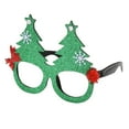 thumbnail image 2 of Weloille Christmas Tree Glasses Decor, Christmas Antlers Snowflake Christmas Tree Glasses Holiday Up Glasse, 2 of 4