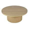 thumbnail image 7 of Jofran 40" Round Mid-Century Modern Fluted Pedestal Base Coffee Table, 7 of 7