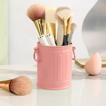 100Fens Barrel Pencil Holder, Metal Pen Holder for Desk Pencil Holders Cup Organizer with Handles Makeup Brush Holder Stationery Storage