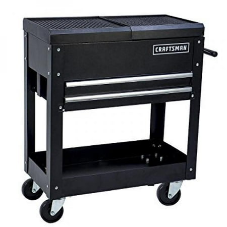 UPC 652597531513 product image for Craftsman Tool Box Cart, 350 Lb Large Capacity, Steel Sliding Drawer, Black | upcitemdb.com