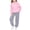 Pink, variant on vdgthytj Unisex Kids 2 Piece Sweatsuits Hooded Sweatshirts and Jogger Pants Solid Fall Winter Athleisure Outfits(12-13Years,White)