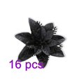 thumbnail image 1 of Flor artificial Flor de Navidad falsa Oficina en casa PE Decoración floral Ornamento del árbol de Navidad, Negro Advancent  HA007784-06*16, 1 of 7