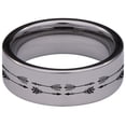 thumbnail image 4 of Infinity Arrow Tungsten Carbide Ring, 4 of 9