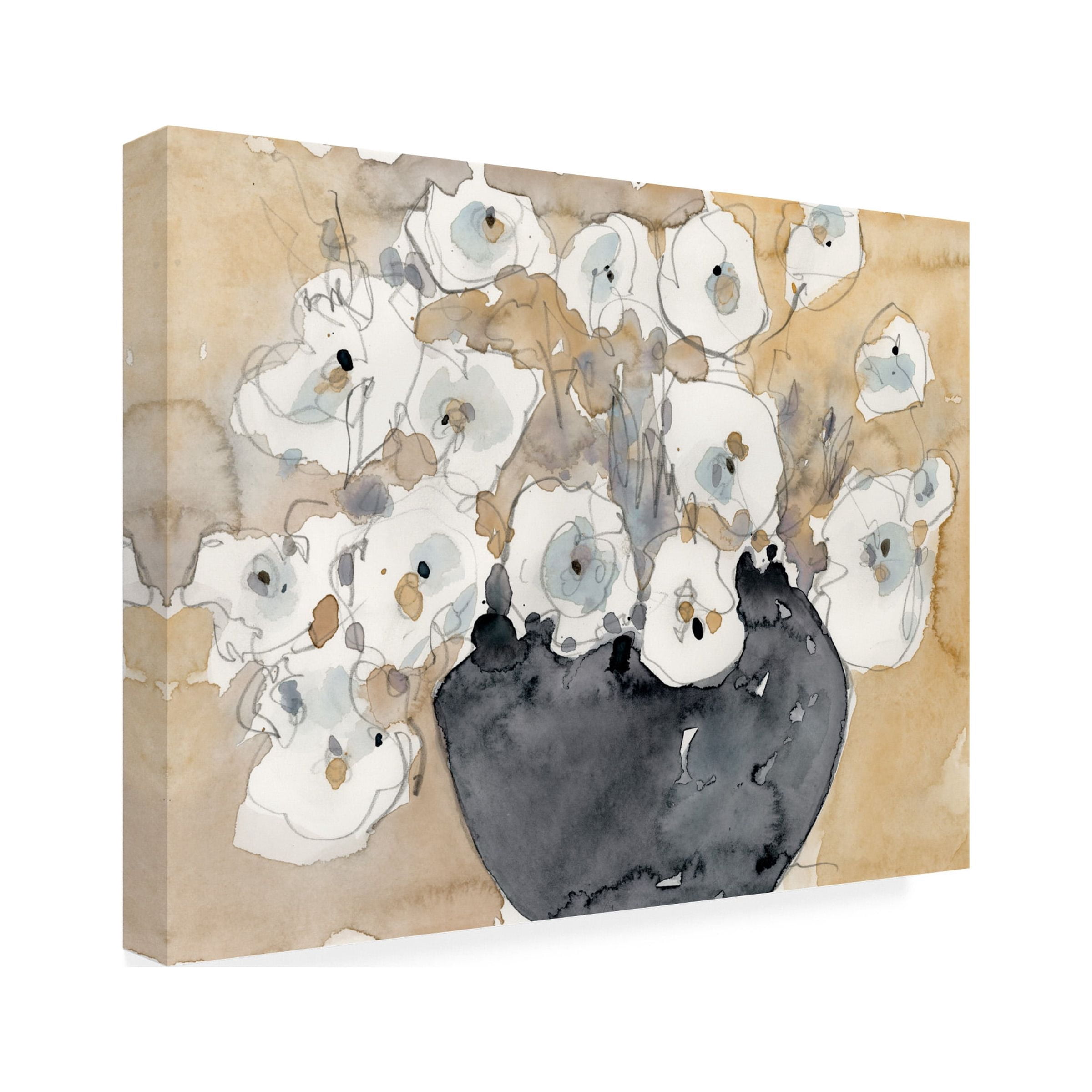 Samuel Dixon 'Another White Blossom II' Canvas Art