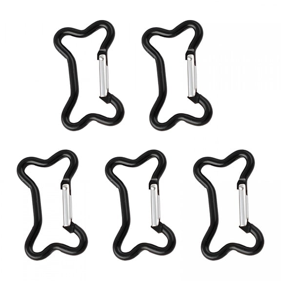 TALENO 5Pcs Bone Shape Carabiner Clip Carabiner Keychains for Handbag Hardware