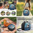 thumbnail image 3 of Jeiento 5-Piece Backpack and Lunch Box Set 16 Inch Water Resistant Polyester Blue Shark Backpack for Elementary Boys with Pencil Case, Water Bottle Holder, Keychain, Back to School, 3 of 6