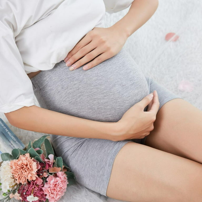 Maternity Shorts Maternity Leggings Over The Belly Pregnancy Biker Shorts  Maternity Pants 