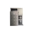 thumbnail image 2 of Cajonera alhajero con llave 4 cajones jaladeras metalicas Anayanzy gris R21 R21 Muebles Anayanzy Moderna Cajonera, 2 of 9